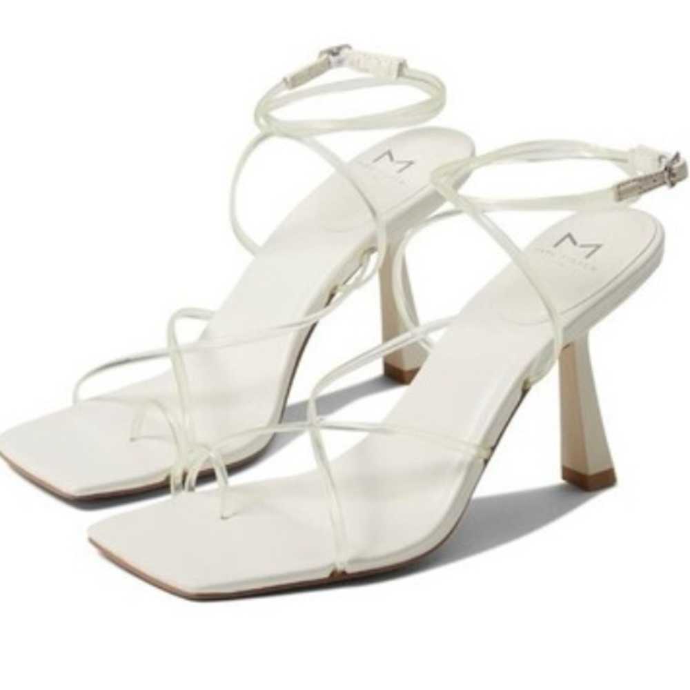 Marc Fisher Ltd Ankle Strap  Heel Sandals Sz 8.5